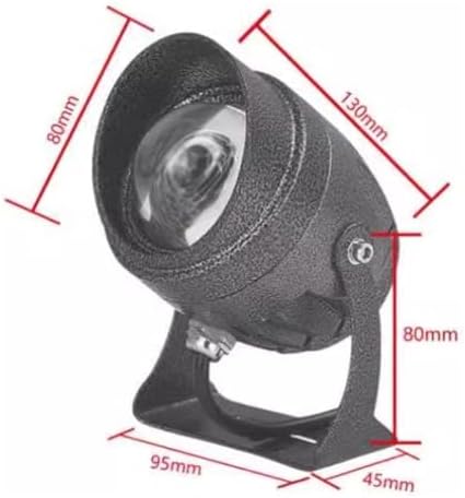 Outdoor Led Beam Light, 10W Rotation LED Spot Lamp, IP65 Waterproof Ground Landscape Lights, Narrow Beam Wall Washer Spotlights, for Parties Billboard Building(Green) - Image 2