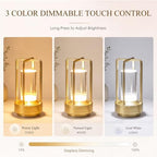 Riakrum 2 Pack Cordless Table Lamp Rechargeable LED Light, Lantern - Image 4
