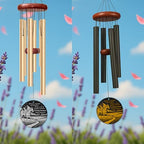 Personalized Horse Memorial Wind Chime – “Trail of Beautiful Memories” Quote with Custom Name & Years – Outdoor Sympathy Gift for Horse Riders – Remembrance Windchime for Equestrian Families - Image 3
