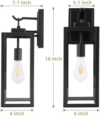 hykolity 18 Inch Outdoor Wall Light, Waterproof Lighting for House Exterior - Image 7