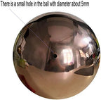 35cm/14 inch Diameter Gazing Globe Mirror Ball,Rose Gold Stainless Steel Polished Reflective Smooth Garden Sphere,Colorful and Shiny Addition to Any Garden or Home - Image 4