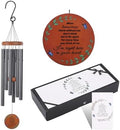 Memorial Wind Chimes for Loss of Mother or Father – Personalized Sympathy Wind Chimes for Outside, Bereavement Gifts for Loss of Loved One, Unique Outdoor Remembrance Gifts by ABEICO