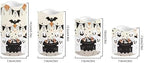 Ghost Cute Flameless Candles with Remote Color Changing Pillar Candles Battery Operated Tea Light for Halloween Party Decor Led Electric Candles Outdoor Home Decorations - Image 2