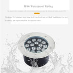 LED Ground Buried Light IP66 Waterproof AC85-265V Outdoor Spotlight - Image 5