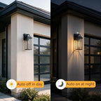 2-Pack Outdoor Wall Sconce, 15”Dusk to Dawn Wall Lights - Image 2