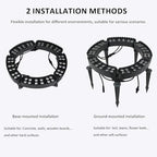 Outdoor Landscape Ring LED Tree Lights, 48-84W Tree Spotlight - Image 4