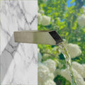 2 Inch Square 316 Stainless Steel Water Fountain Spout Scupper – Outdoor Waterfall Spillway with Built-in Spray Baffle for Pools, Ponds, Water Walls & Garden Landscape Decor by SUMGREEN