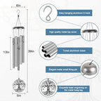 Sympathy Wind Chimes for Loss of Loved One, 39" Memorial Windchimes Outdoor - Image 5