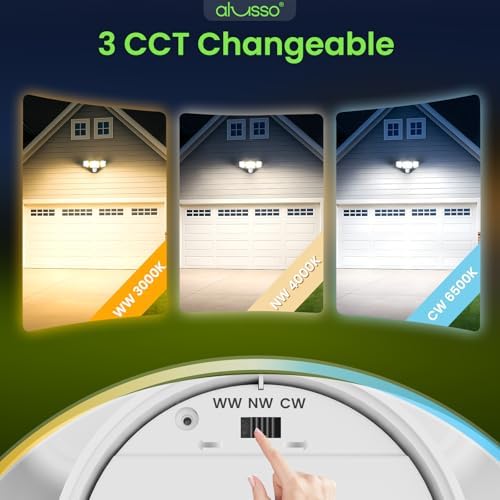 ALUSSO Motion Sensor Outdoor Lights, 40W 4500LM Flood Lights Outdoor 120V - Image 4