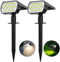 WELALO Solar Lights Outdoor, IP68 Waterproof, 65 LED, Cool White, 2 Pack by WELALO