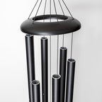 Corinthian Bells by Wind River - 74 inch Black Wind Chime for Patio, Backyard, Garden, and Outdoor Decor (Aluminum Chime) Made in The USA - Image 5