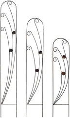 Arcadia Garden Products TR07 Phoenix Trellis Size: 4', Black - Image 3