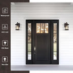 zeyu Oil Rubbed Bronze 2-Pack 12-Inch Exterior Wall Sconce, ZX48BWG-2PK ORB - Image 3