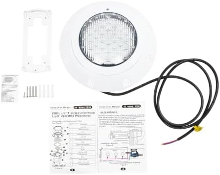 RGB LED Pool Light with Remote Control, 36W 3600LM Underwater Pool Light, IP68 Waterproof, 7 Colors & 3 Modes, AC 12V for Swimming Pools, Water Features, and Water Parks - Image 5