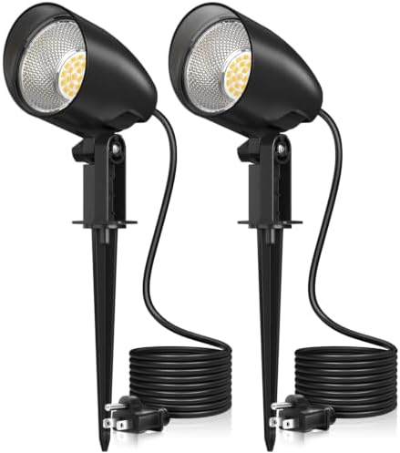 20W Outdoor Spotlight,IP66 Landscape Lighting for Yard, 2 Pack by SOROP