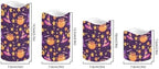 Flameless Candles Battery Operated Candles with Remote Control and Timers Color Changing Halloween Party Decor Accessories Flickering LED Pillar Candles Set of 4 Halloween Pattern - Image 2