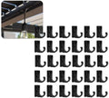 String Light Hooks Compatible with Mirador, No-Drill Black 30Pk for Pergola by Unknown