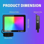 100W RGB LED FloodLights,10000LM APP‑Controlled Outdoor Light,2‑Pack - Image 2