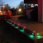 Smart LED Deck Lights Kit WiFi Controlled Color Changeable,Φ1.77“Outdoor IP67 Waterproof Low Voltage Step Lights In-Ground Lighting,Works with Samrt Phone,Alexa, Google Home(Black Border,20pack) - Image 3