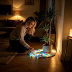 Colorful Glow in The Dark Garden Rocks,Outdoor Luminous Stones for Glow in the Dark Walkways, Artificial Landscape Rocks Night Guide Luminous Pebbles for Garden Lawn Path Yard Decor (800, Mixed) - Image 5