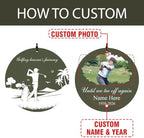Personalized Golf Theme Memorial Wind Chimes - Image 2