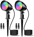 RGBW Low Voltage Landscape Lights, 15W Color Changing Landscape Lights 2Pack by SOROP