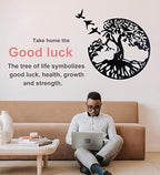 WINUSD Metal Tree of Life Wall Art, 4PCS Tree of Life and and Birds of Peace Wall Plaque Decorative for Garden Art Hanging Sculpture Family Indoor Decoration(18In Tree and 3Pcs Birds) - Image 4