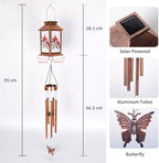 Cardinals Decorative Mobiles Gifts, Solar Cardinals Wind Chimes, Gifts for Mom, Women, Grandma, Garden Courtyard Lawn Decoration, Thanksgiving Gift, Decor Gift for Christmas and New Year - Image 5
