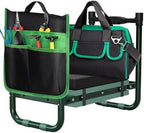 Walensee Garden Kneeler and Seat, with Wider Soft Kneeling Pad & Tool Pouch by Walensee