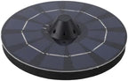 Solar Pond Aerator, 2.5W Floating Solar Aquarium Air Pump Pool Aerator, Pond Aerator Bubble Oxygenator with Air Hose and Bubble Stone for Outdoor Fish Pond Stock by Focket