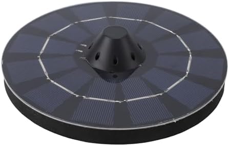 Solar Pond Aerator, 2.5W Floating Solar Aquarium Air Pump Pool Aerator, Pond Aerator Bubble Oxygenator with Air Hose and Bubble Stone for Outdoor Fish Pond Stock by Focket