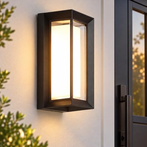 Outdoor Wall Lights, Outdoor Lights for House, 2200LM 3CCT Dimmable IP65 by FUPE