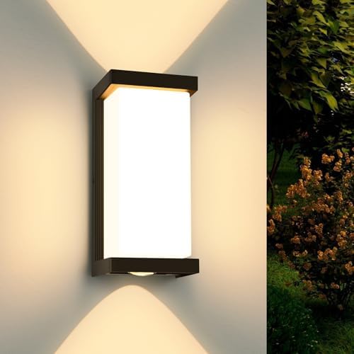 Outdoor Wall Light Fixture, 24W, IP65 Waterproof, 2640LM 3000K by LOGO