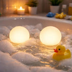 4-Pack 3-Inch Rechargeable LED Orb Lights – 16 Color Glow Spheres, 4 Modes, Waterproof Ambient Lighting Balls, Glowing Orbs for Indoor, Outdoor, Pool, Room, and Patio Decor - Image 2