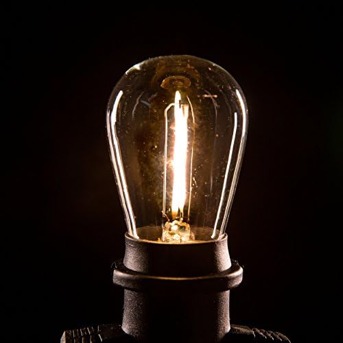 E26 Commercial Suspender Light String with S14 LED Light Bulbs, 100 Foot - Image 4