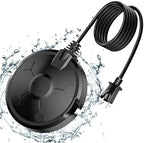 Daoeny Bird Bath Heater, 120W Bird Bath Heaters for Outdoors in Winter, Birdbath Water Heater Full-Covered Aluminum, Heated Bird Bath Pond Deicer Thermostatically Control for Patio Yard Farm (Black) by Daoeny