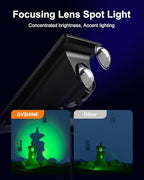 6 Pack Color Changing Solar Power Spot Lights for Halloween Decorations LED - Image 3