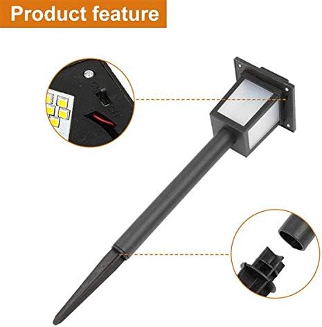 6 Pack Solar Torch Lights with Flickering Flame Effect,Flickering Flame LED Lights Outdoor Waterproof Halloween Fall Decoration,Solar Garden Lights Decor for Porch,Pool,Camp,Path,Yard,Patio,Balcony - Image 4