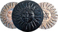 Concrete Mold Sun and Moon Plaster Concrete Stepping Stone Garden Path Decor (S11) by SvitMolds