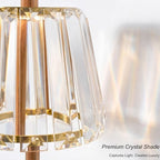 Oneach 13" Small Crystal Cordless Table Lamp, Touch Rechargeable Desk Lamps - Image 6