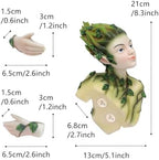 Vine Fairy Tree Hugger Garden Peeker, Whimsical Tree Sculpture, Resin Yard Art Tree Faces Decor Outdoor Garden Decorations Gift for Fairytale Lovers - Image 2