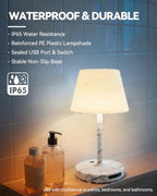 SAIWEYA Outdoor Waterproof Shower Lamp, 8000mAh Rechargeable Bathroom Lamp - Image 2