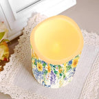 Sunflower Butterfly Flameless Candles Battery Operated Decorative Remote LED Candles with Flickering Flame Pack of 4 for Parties Home Public Elegant Events 2.95x2.95x2.87 Inch Holiday Gifts - Image 6