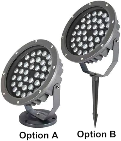 Rotation Spotlight - Led Beam Light, 220V Ground-Mounted Tree LED Floodlights, IP65 Waterproof Lawn Landscape Garden Lights, Outdoor Landscape Lamp(Warm White,B-48W) - Image 6