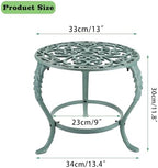 OwnMy Cast Iron Plant Stand Heavy Duty Indoor Outdoor Metal Plant Stand - Image 2