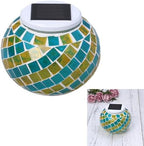KALLORY Solar Lawn Light Glass Ball Waterproof Auto on Night Outdoor Decor - Image 3