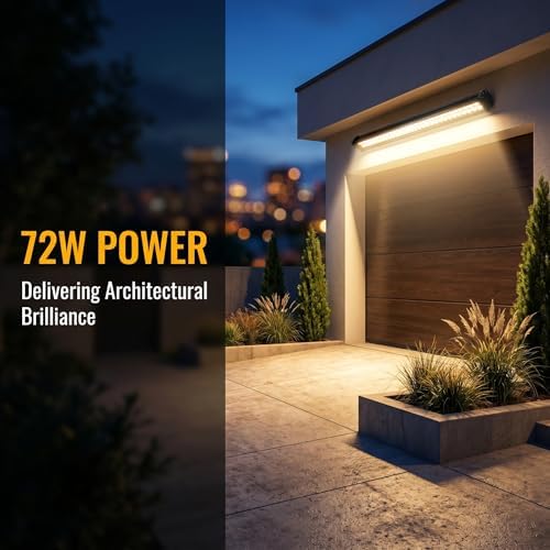 72W Wall Washer Light 40'' 2700K 120V IP67 Waterproof Plug-in - Image 6