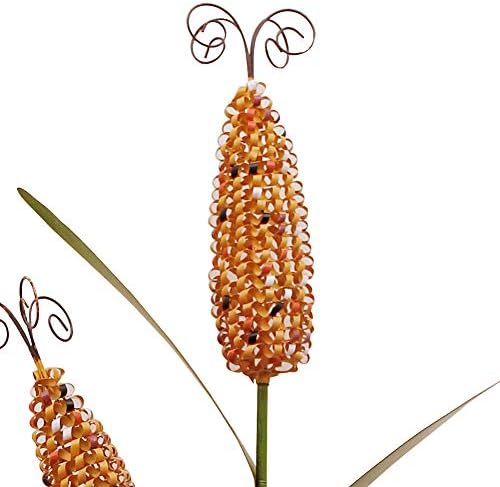 Fall Harvest Metal Corn Stalk Decorative Garden Stake Yard Art Patio Lawn Outdoor Fall Decor Autumn Thanksgiving Decoration (40 H) - Image 6