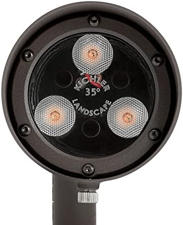 Kichler LED Landscape Spotlight Light, Architectural Bronze - Image 4