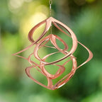 Red Carpet Studios The Original Cosmix Deluxe Helix Wind Spinner, Double Copper, Medium 14-Inch (Pack of 4) - Image 2